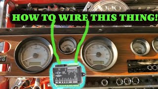 HOW TO WIRE UP VHX DAKOTA DIGITAL GAUGES FOR MY LS SWAP [upl. by Ybab]