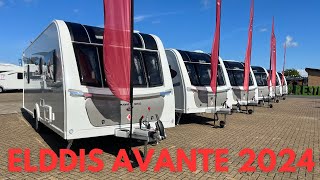 NEW Elddis Avante Caravan Range 2024 [upl. by Blondelle]