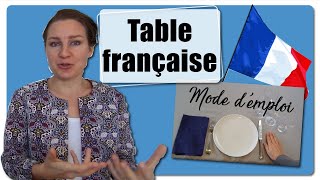 Comment dresser une TABLE à la FRANÇAISE  Mode demploi étape par étape [upl. by Aicemaj533]