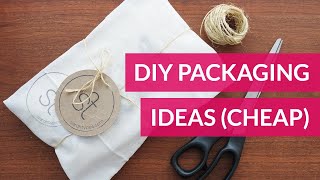 DIY Packaging Ideas for Business  Sustainable and Cheap [upl. by Piegari]