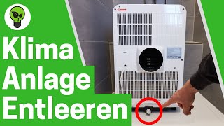 Mobile Klimaanlage Wasser ablassen ✅ GENIALE ANLEITUNG Wie Klimagerät Kondenswasser Tank Entleeren [upl. by Mamoun]