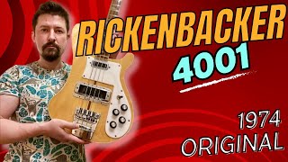 1974 Rickenbacker Bass 4001 Review [upl. by Selhorst]