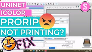 UniNet IColor 560 Not Printing How to Fix ProRip Software [upl. by Tatiania482]