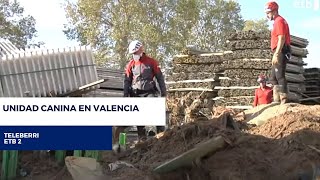 ERTZAINTA  Trabajo de la Unidad Canina en Valencia en busca de personas Teleberri ETB 2 [upl. by Mccourt]