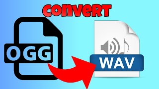 how to convert ogg to wav [upl. by Adneral]