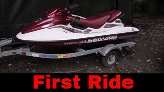 Yard Sale Jet Ski Repair and Ride part 2 [upl. by Ignacius]