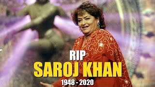 Legendary Bollywood Choreographer SAROJ KHAN Passes Away 😢🙏🏻 [upl. by Zalucki858]