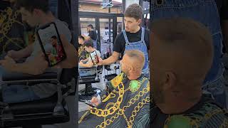 Messi vs Ronaldotu Iscriviti al canale ‎menparrucchiereperlui foryou comedy funny barber [upl. by Yrogiarc]