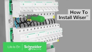 How to Install Energy Management by Wiser  Schneider Electric [upl. by Ardnasella]