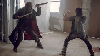 Daryl vs Beta  Fight Scene  THE WALKING DEAD 9x13 HD [upl. by Tsirc]