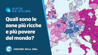 Ricchi e poveri d’Europa ecco la mappa delle diseguaglianze [upl. by Ela]