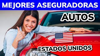 🥇 TOP 3 mejores ASEGURADORAS de AUTOS en ESTADOS UNIDOS [upl. by Eahcim]