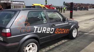 VW Golf Mk2 VR6 Turbo 1000hp Renner3 22 Int VWPfingsttreffen Bautzen 2016 [upl. by Julide537]