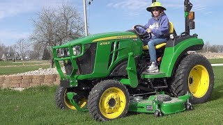 Deere 2038R  Finally A Larger Tractor [upl. by Moitoso]