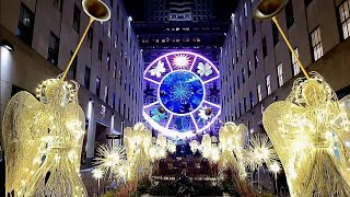 Christmas 2023 New York walking tour 🎉 Bloomingdales to Rockefeller Center [upl. by Lawtun]