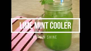 Lime Mint Cooler Recipe  Tasty N Quick Summer Drink  Energy Drink [upl. by Pessa456]