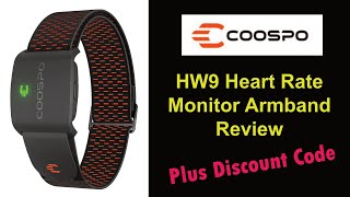 Coospo HW9 armband heart rate monitor review [upl. by Fleeta]