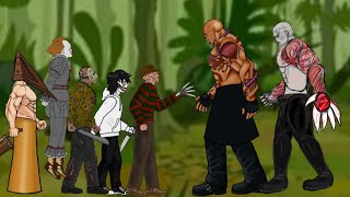 Tyrant  Nemesis Vs Jason  Jeff  IT  Pyramid Head Freddy  DC2 [upl. by Clough979]