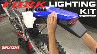 Tusk Motorcycle Enduro Lighting Kit  Dirt Bike Installation [upl. by Ramedlav51]