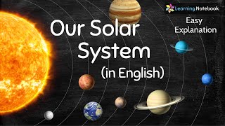 Solar System Chapter in English  Our Solar System in English  Solar System and Planets [upl. by Zetra]