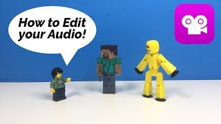 How to Edit Trim and Pause Audio in Stop Motion Studio Pro  Tutorial [upl. by Aniluj]