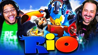 RIO 2011 MOVIE REACTION FIRST TIME WATCHING Jesse Eisenberg  Anne Hathaway  Movie Review [upl. by Anaujat]