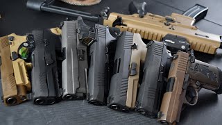 Full Sig Sauer Line Up And Comparison [upl. by Ardnovahs]