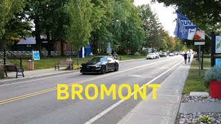 BROMONT CANADA 2022 WALKING TOUR AUTUMN Video Walk【4K】 [upl. by Daune66]