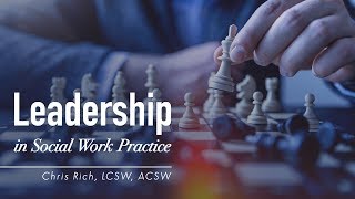 Webinar Leadership in Social Work Practice [upl. by Ihsorih124]