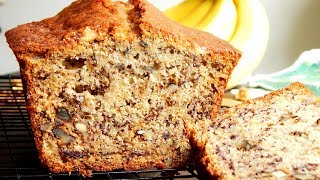 Budin de Banana con Nueces  Banana Bread  Pan de Banana  CUKit [upl. by Ettennej]