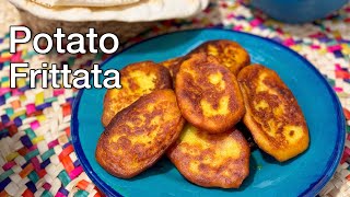 POTATO frittata deliciously make with cucumber salad [upl. by Minta676]