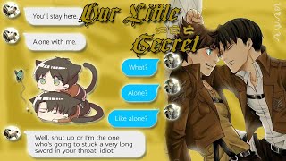 Aot Texting StoryLittle SECRET REVEALED  The Little SECRET PT2 [upl. by Enneyehs]