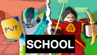 Bedwars Kit School PVP [upl. by Ainoval]