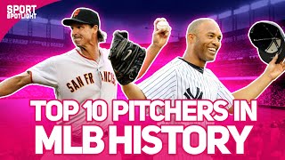 Top 10 Pitchers in MLB History [upl. by Girand]