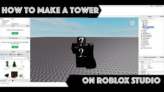 HOW TO MAKE A TOWER FOR TOWER BATTLES  Roblox Studio Tutorial [upl. by Tarrsus243]