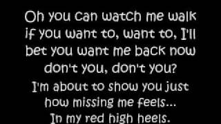 Red High Heels Kellie Pickler with lyrics [upl. by Noseimaj]