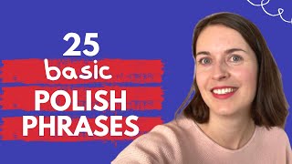 25 basic Polish words and phrases you need to know [upl. by Claudia980]