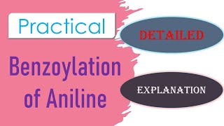 Benzoylation of Aniline  Dr Bharat Baria [upl. by Esorlatsyrc883]