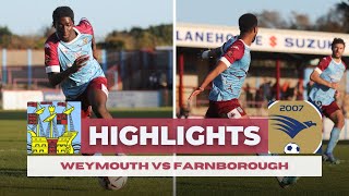 Highlights  Weymouth 11 Farnborough [upl. by Ahsenot206]