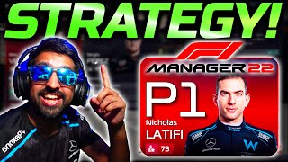 F1 Manager 22 Race Strategy Explained Tyres Fuel Pace [upl. by Aisyla965]