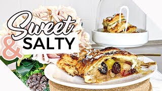 Apfelstrudel und Spinatstrudel Rezept  VEGAN I Ashley Forsson [upl. by Melnick158]