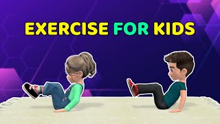 FULL BODY FITNESS EXERCISE FOR KIDS – 30 MIN WORKOUT CHALLENGE [upl. by Kyre]