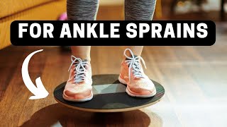 BalanceWobble Board Use For Ankle Sprains [upl. by Uel]