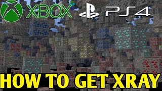 HOW TO GET XRAY ON MINECRAFT PS4PS5XBOX [upl. by Torey]