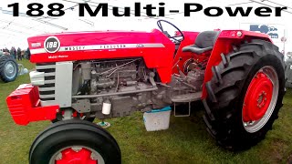 1976 Massey Ferguson 188 MultiPower 41 Litre 4Cyl Diesel Tractor 75 HP [upl. by Inama]