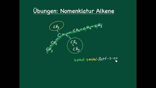 Übungen  Alkene benennen [upl. by Seko]