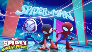 🕷The Spidey Team  Marvels Spidey and His Amazing Friends  Disney Kids [upl. by Etnaled380]