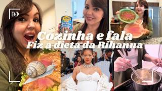 Cozinha e fala A Rihanna come igual a gente [upl. by Fillbert]