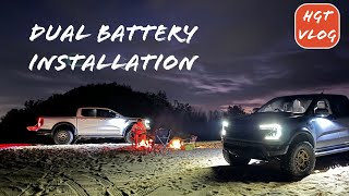 Dual battery installation  HGT Next Gen Raptor Ranger Build [upl. by Ditter]