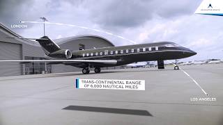 Bombardier Global Express XRS Watch a Private Jet Walkthrough with ACS [upl. by Ahsircal]